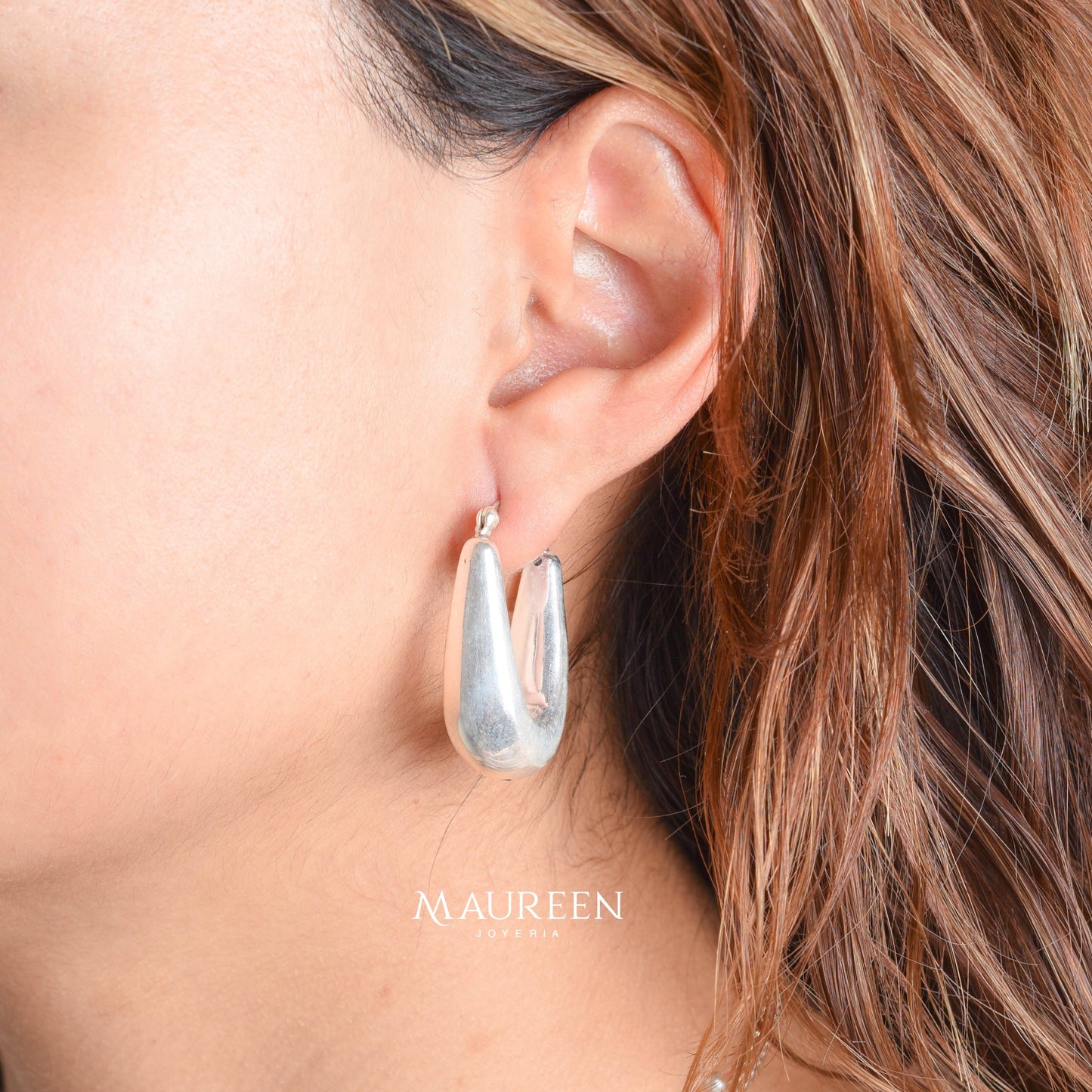 Argolla chunky electroformatura - Plata