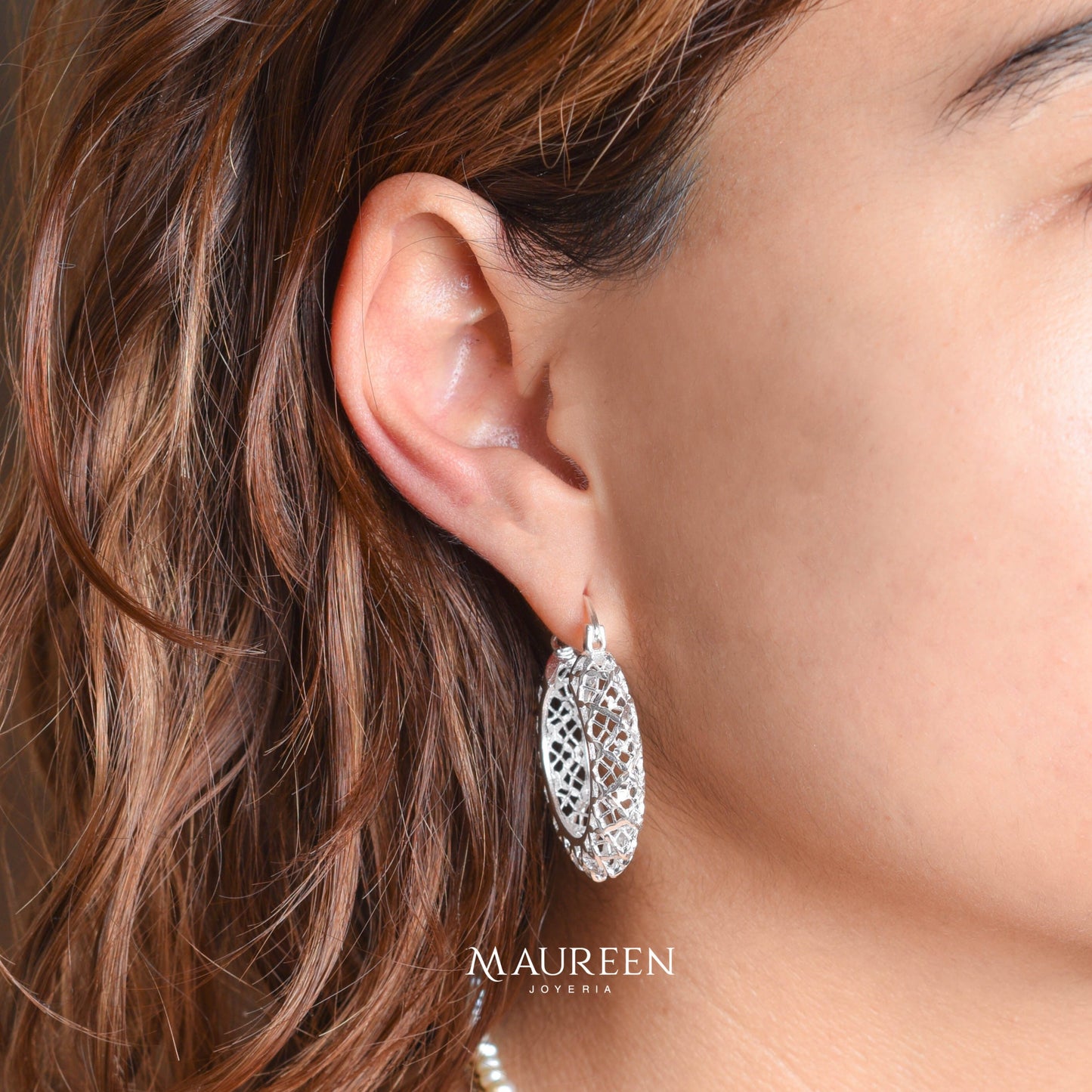 Argolla chunky zigzag - Plata