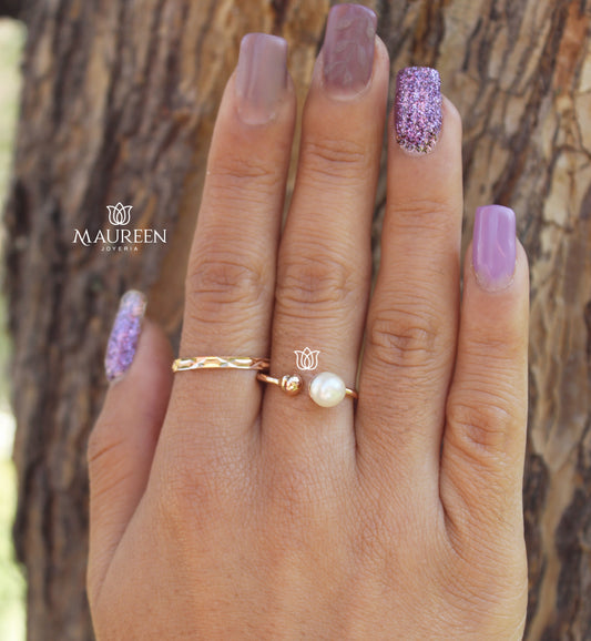Anillo de perla - Oro