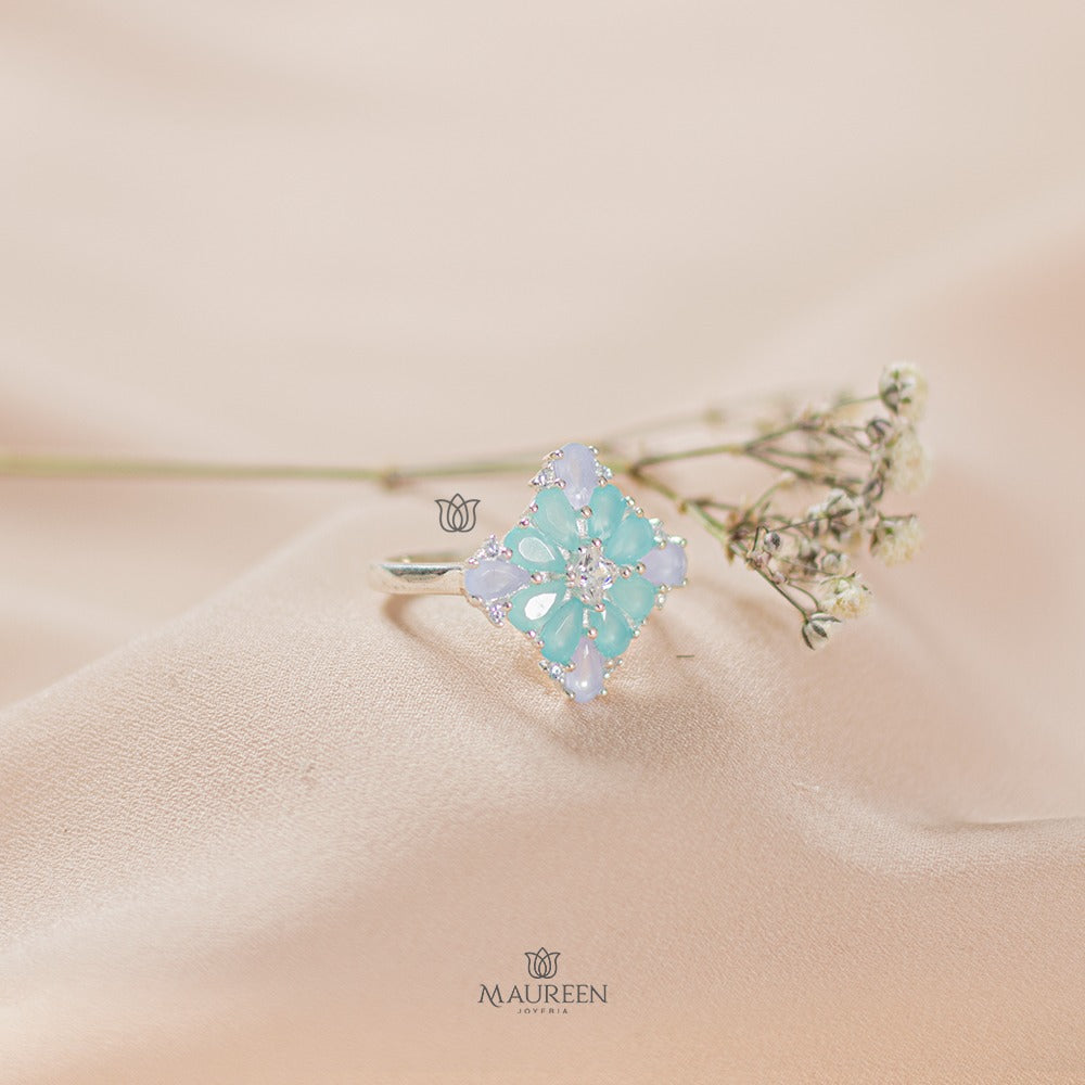 Anillo piedra ópalo - Plata