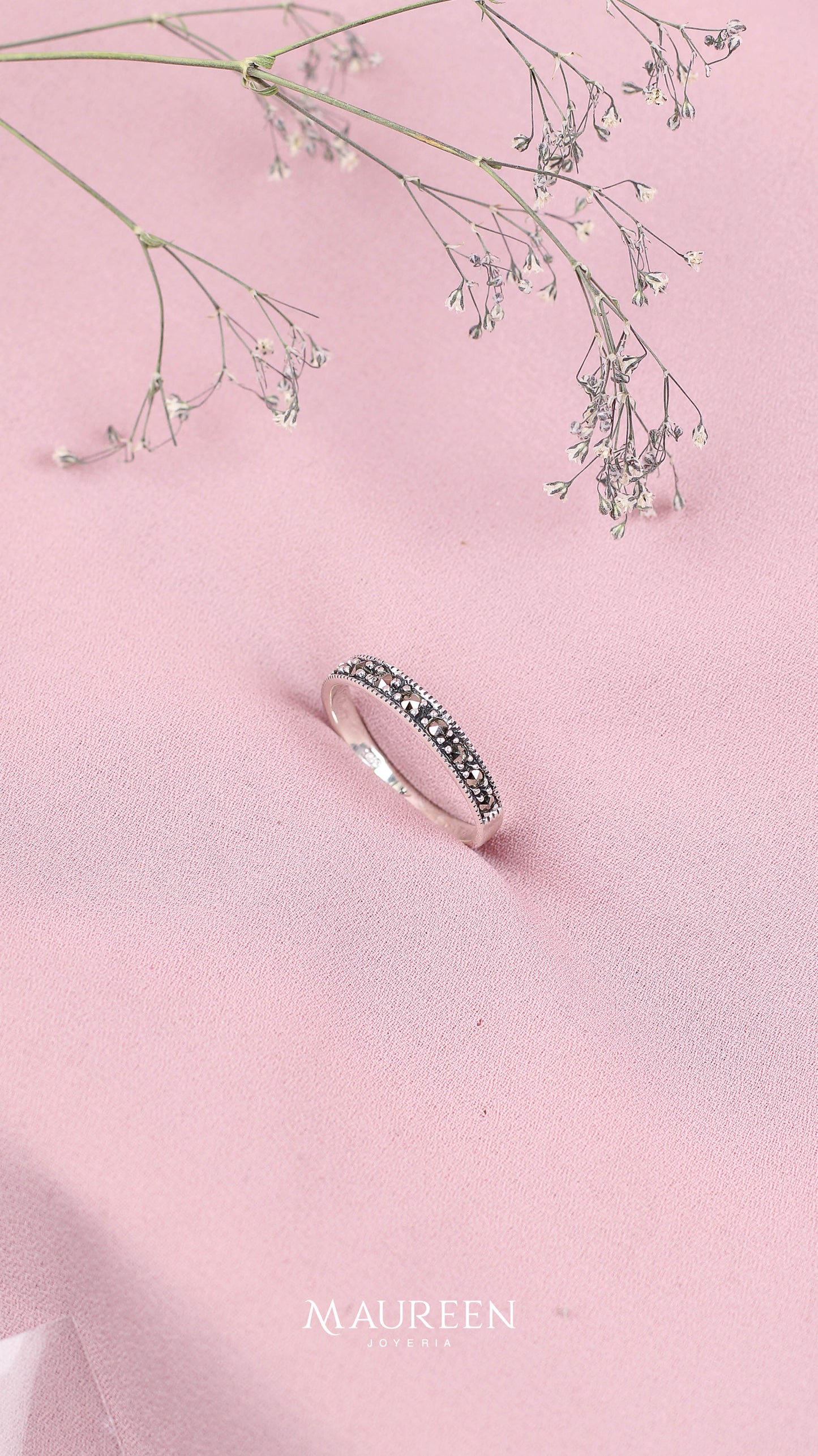 Anillo marquesita churumbela - Plata