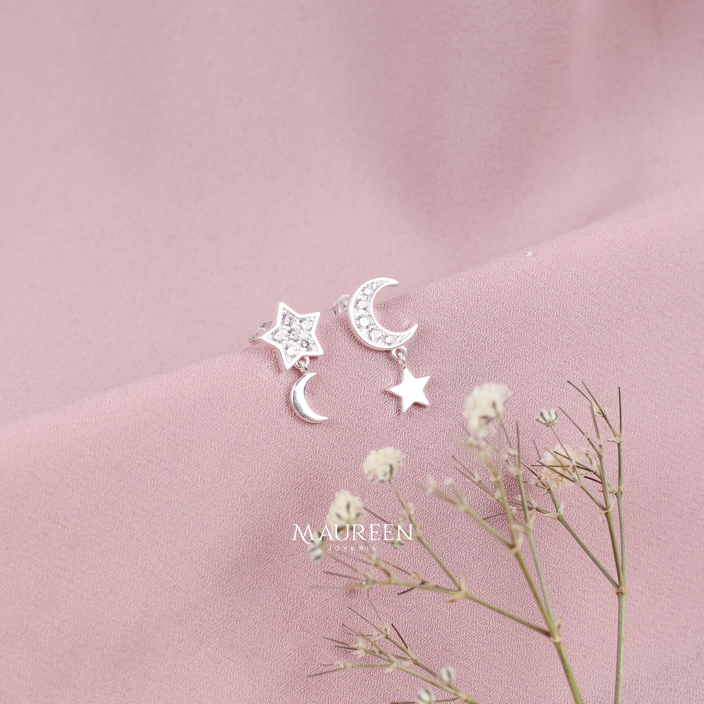 Arete earcuff circones - Plata