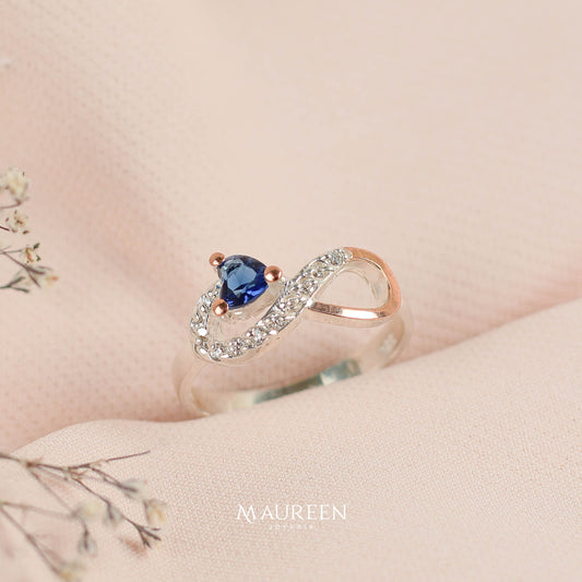 Anillo promesa amor infinito - Plata/Oro