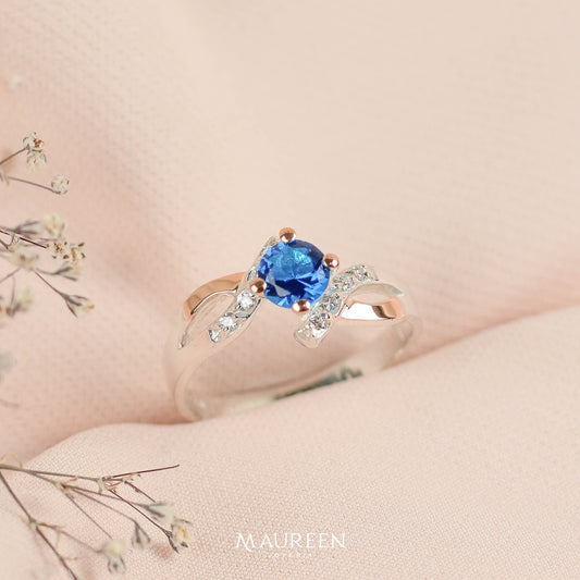 Anillo promesa joy plata/oro - Plata