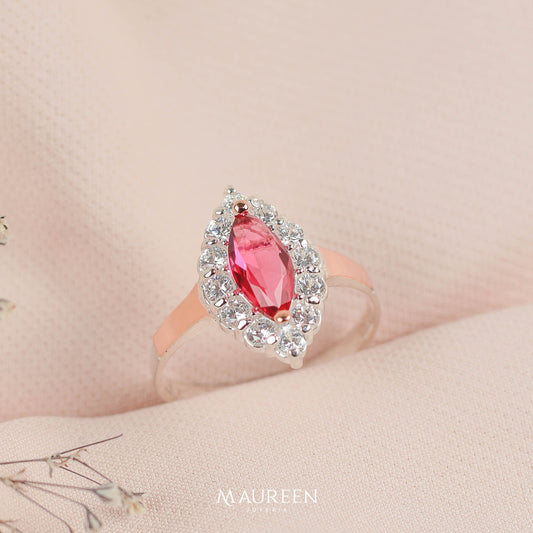 Anillo promesa marquesa - Plata/Oro