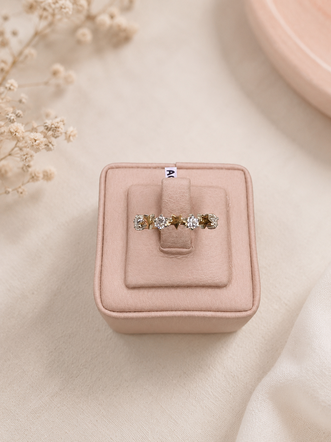 Anillo churumbela circones y estrellas - Plata/Oro