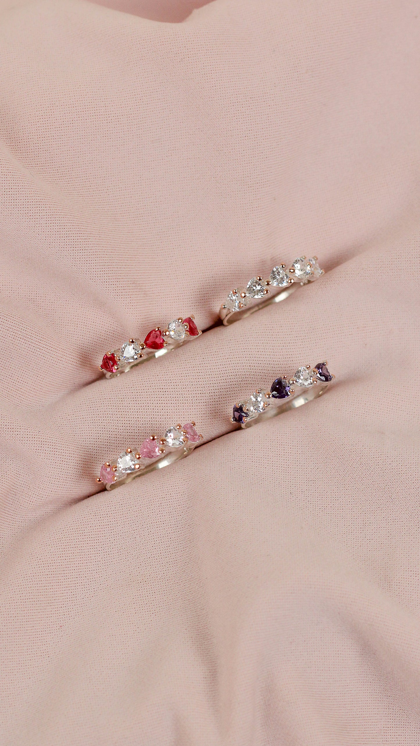 Anillo churumbela pomesa corazon - Plata/Oro