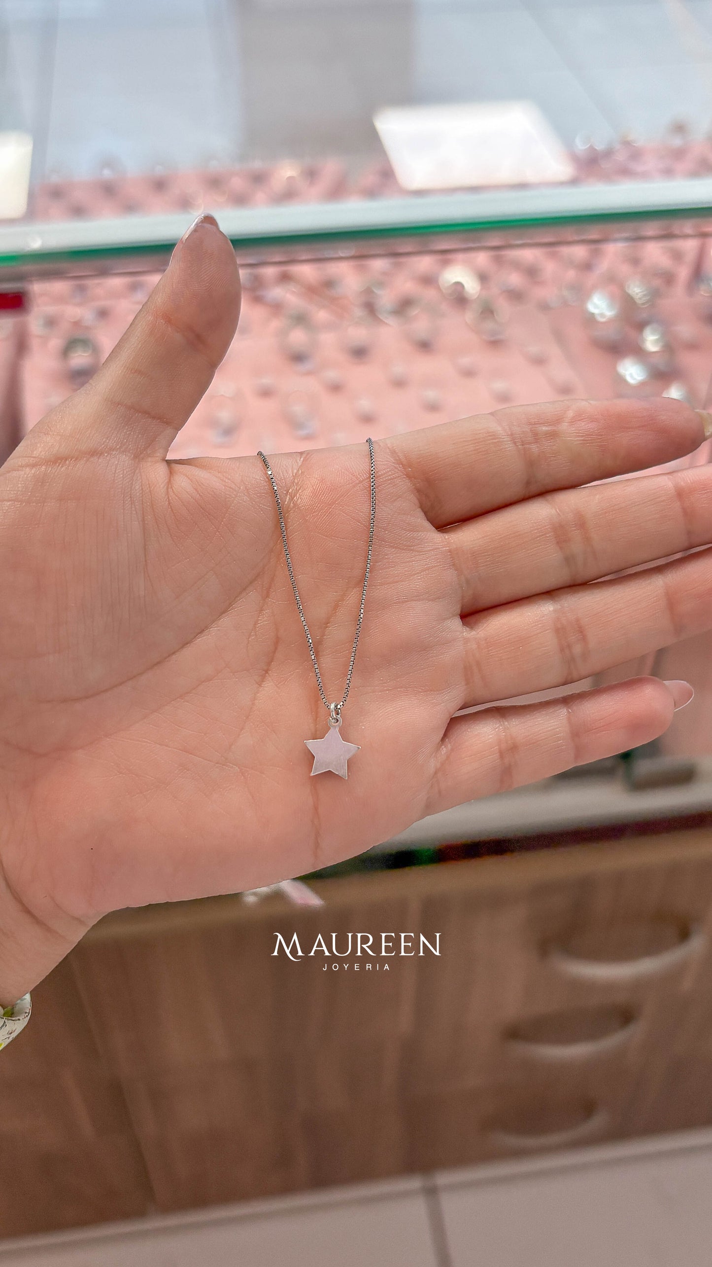 Collar estrella - Plata