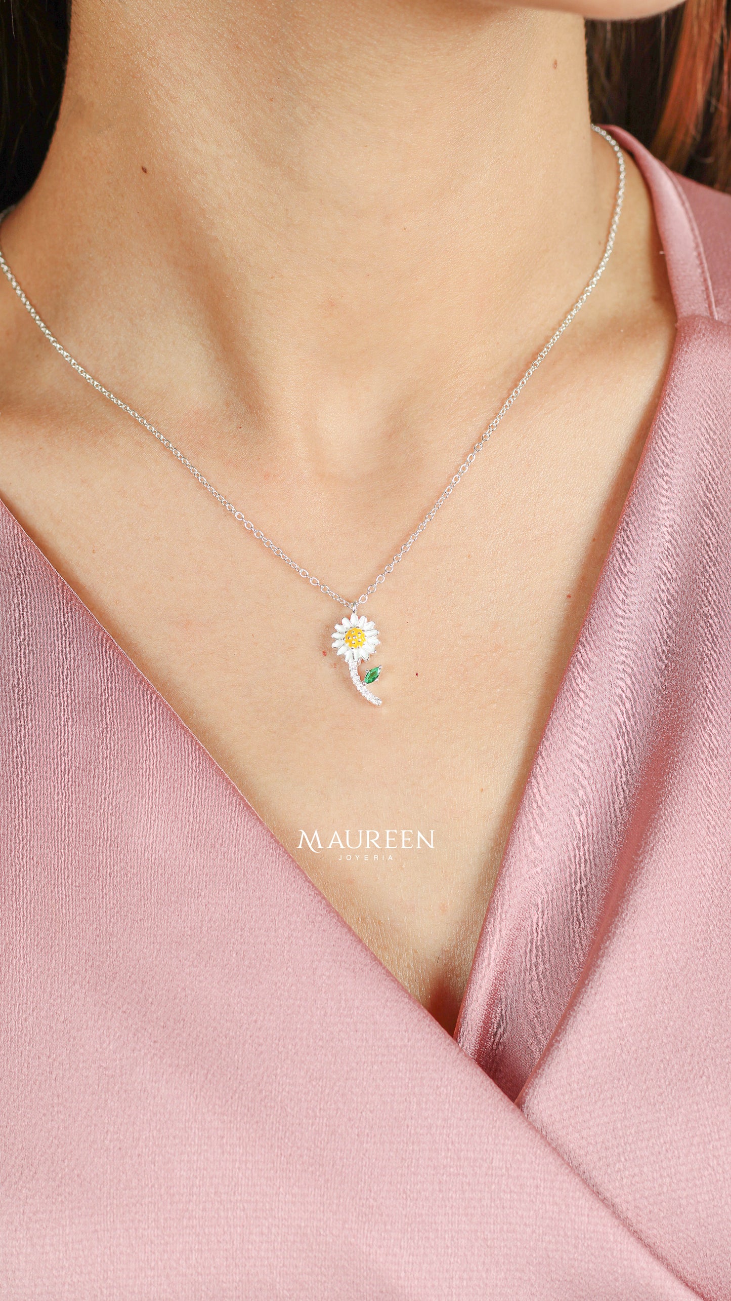 Collar Girasol - Plata