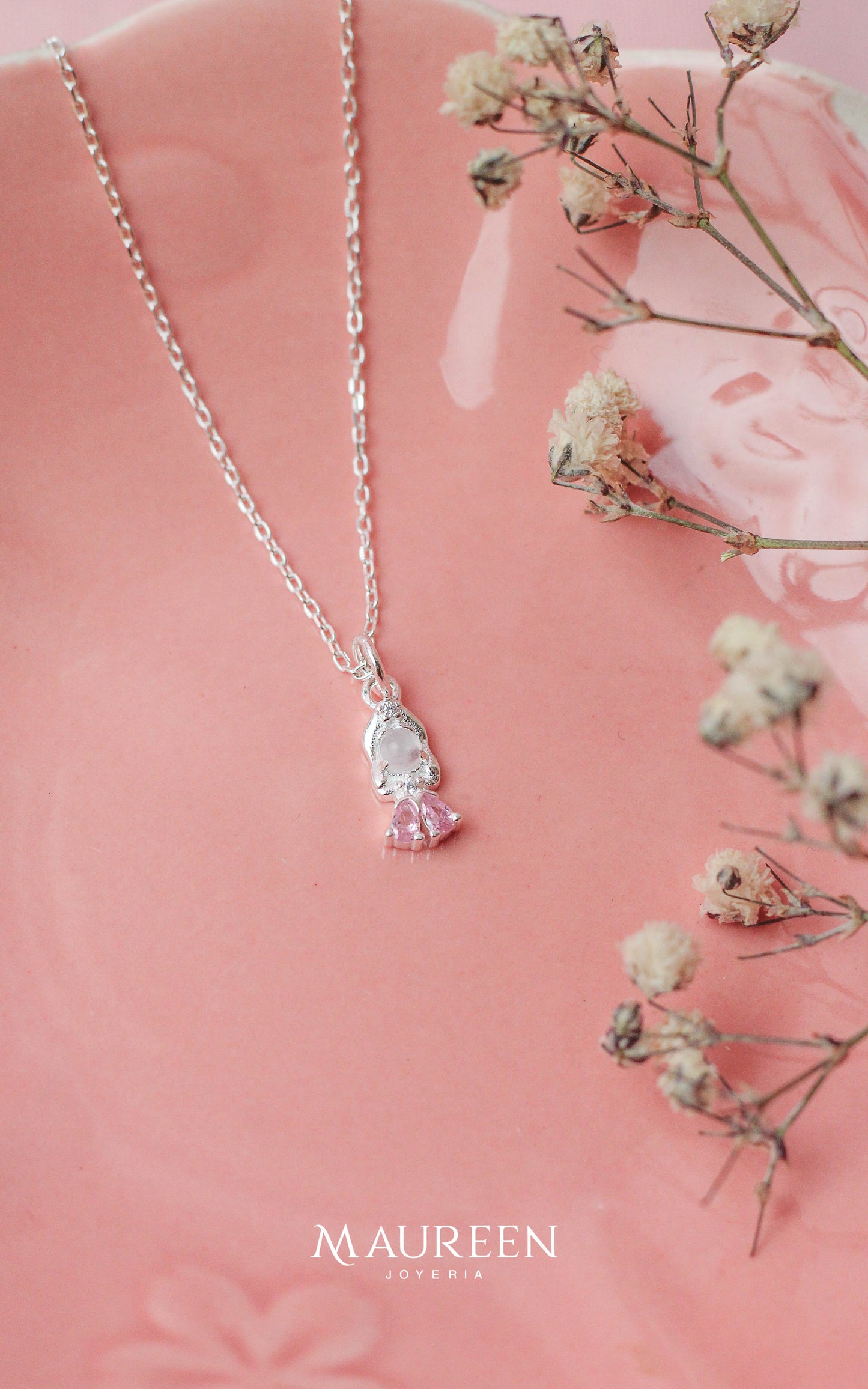 Collar princesa aurora - Plata