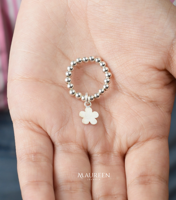 Anillo ajustable de formas - Plata