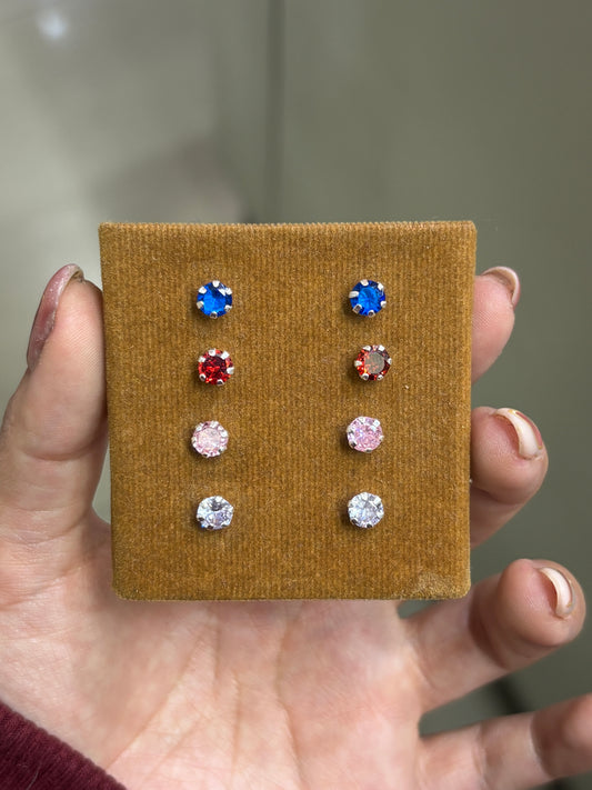 Arete seguro tornillo - Plata