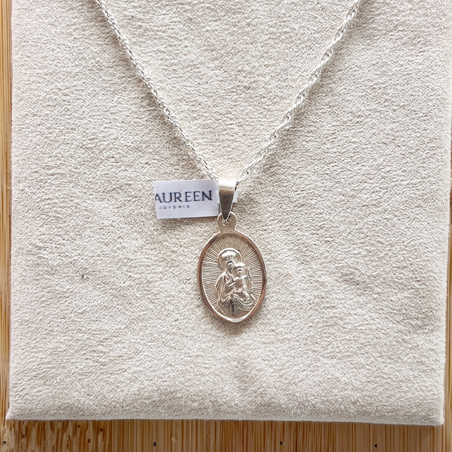 Dije Virgen del Carmen - plata