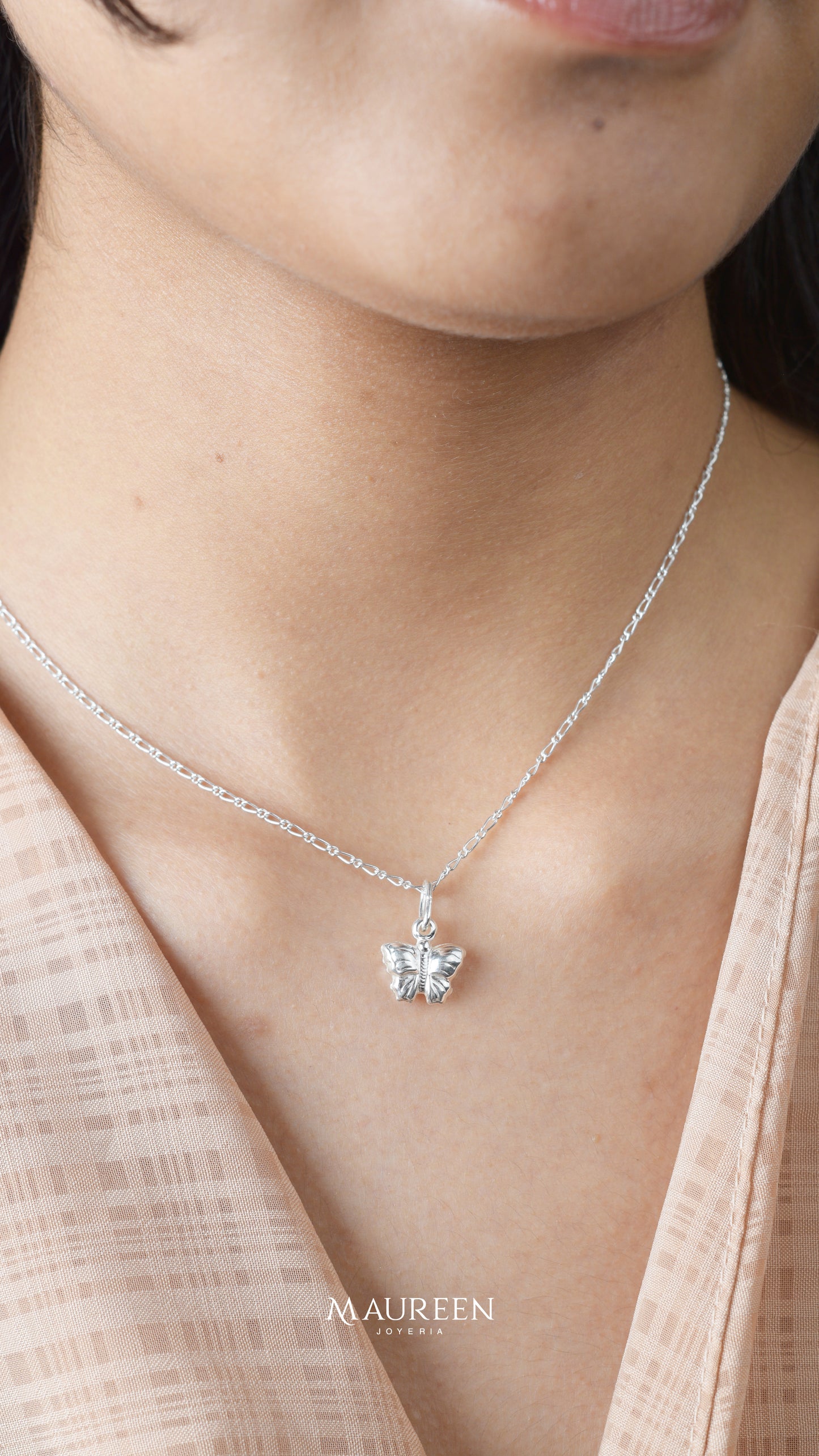 Dije mariposa - Plata