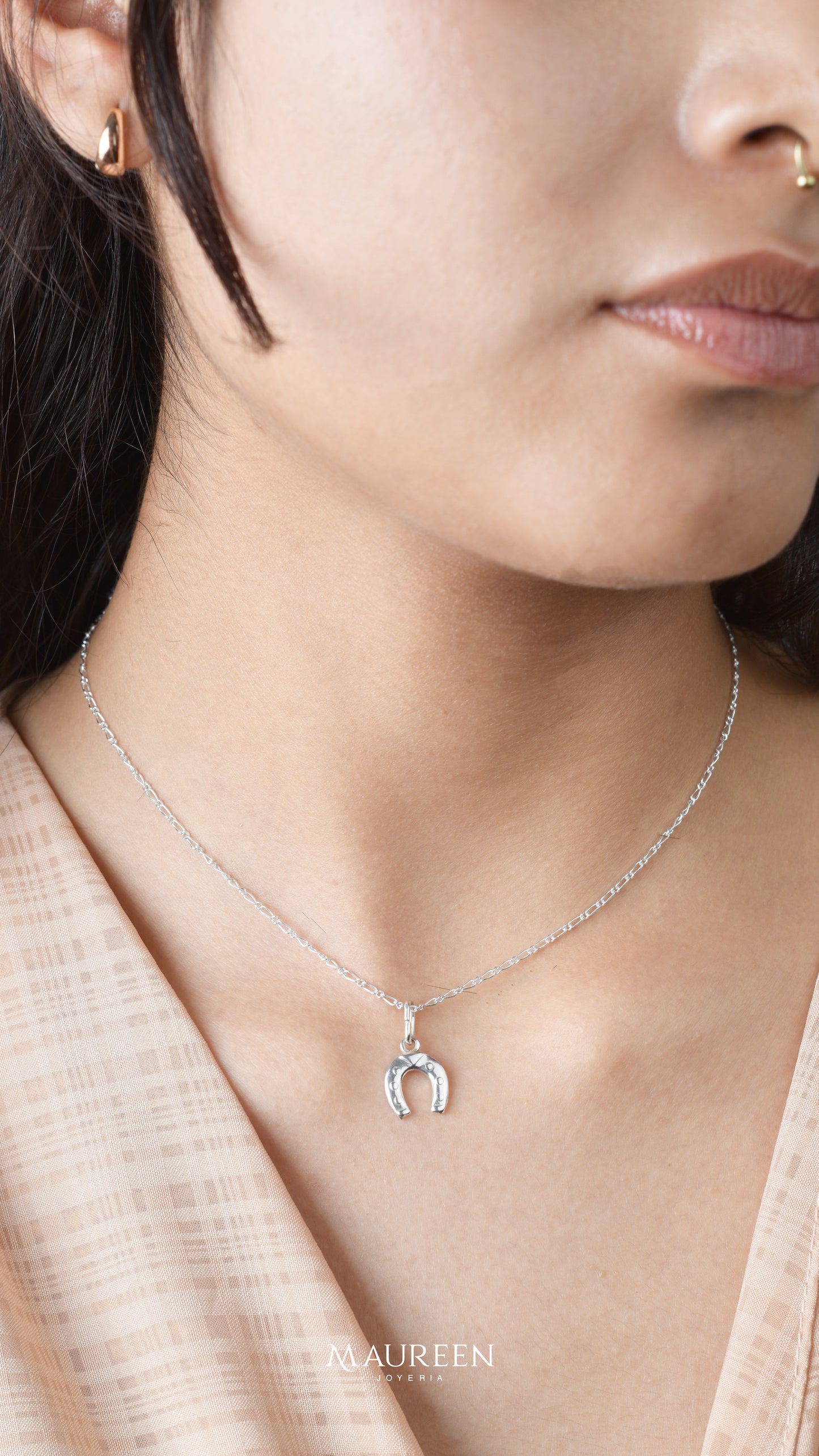 Dije herradura - Plata