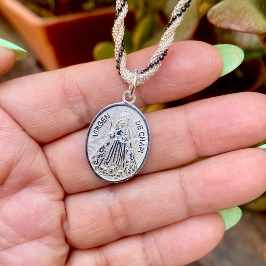 Dije Virgen de Chapi - plata