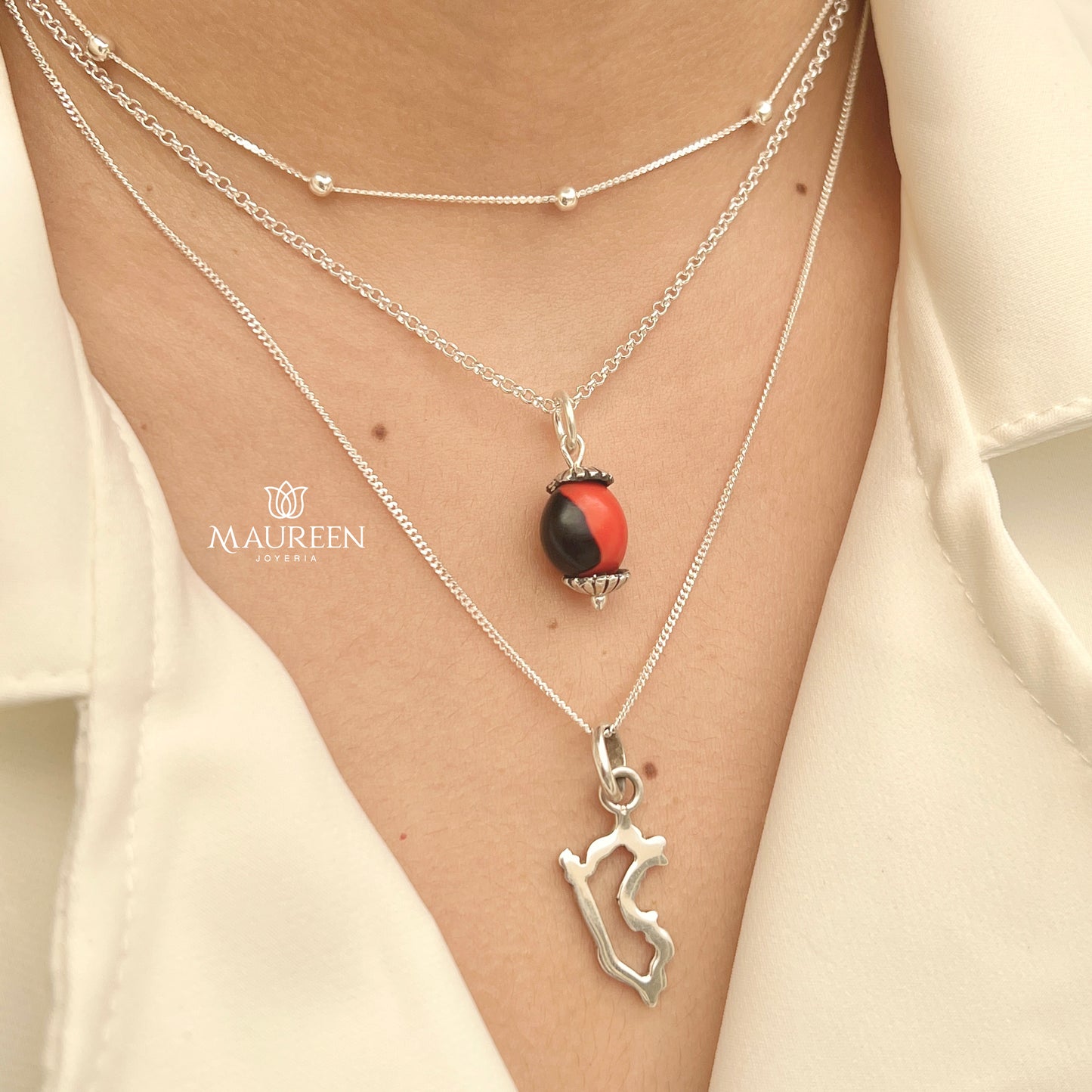 Dije Perú calado-Plata