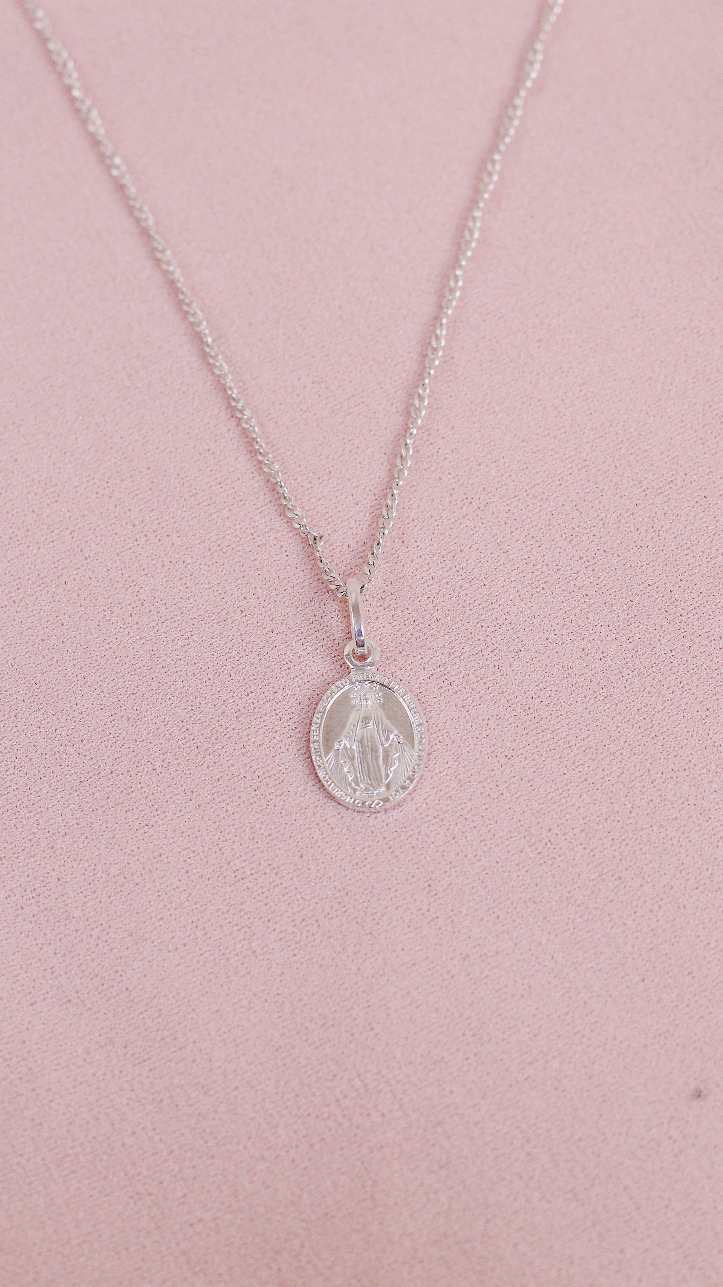 Dije Medalla Milagrosa - Plata