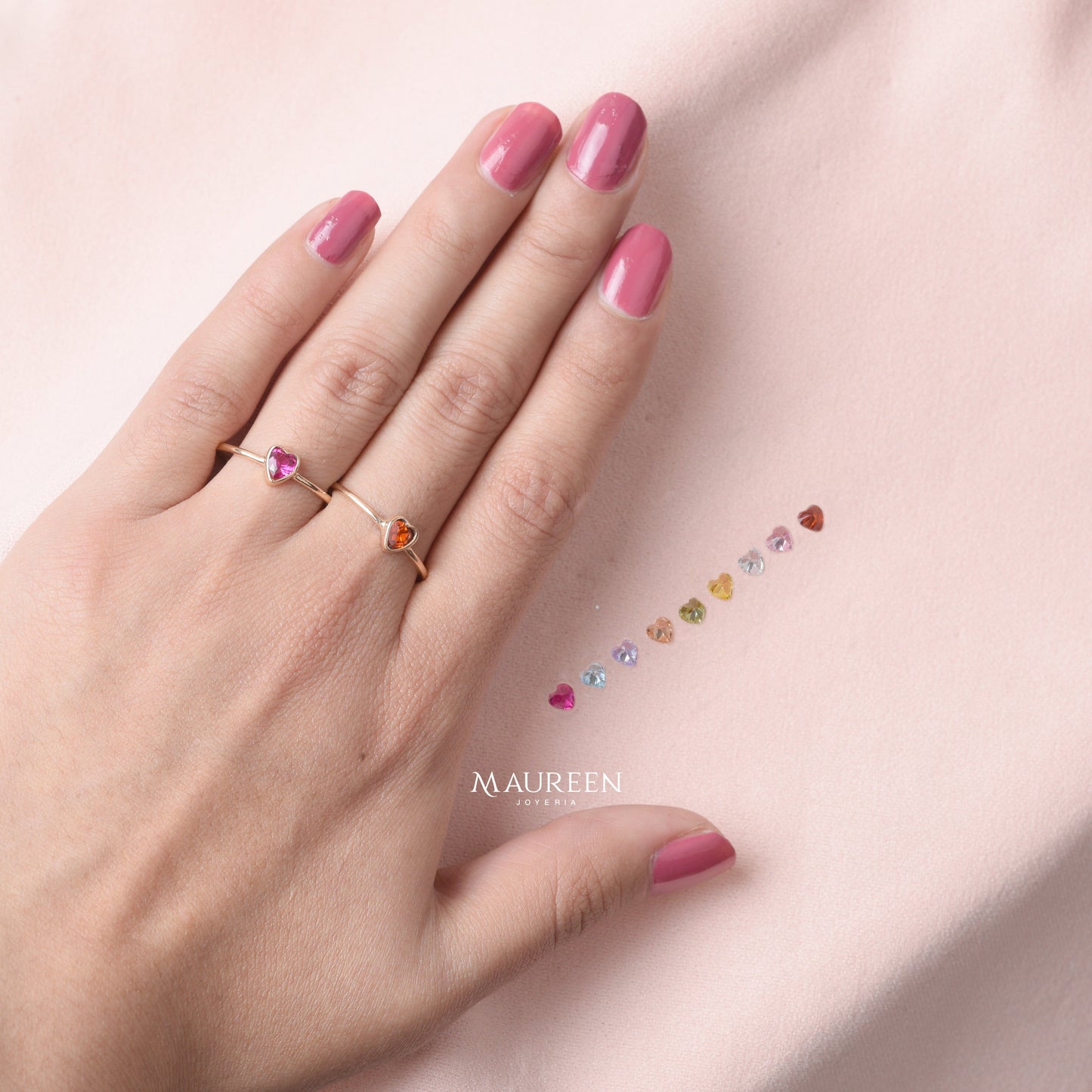 Anillo piedra de nacimiento - Oro