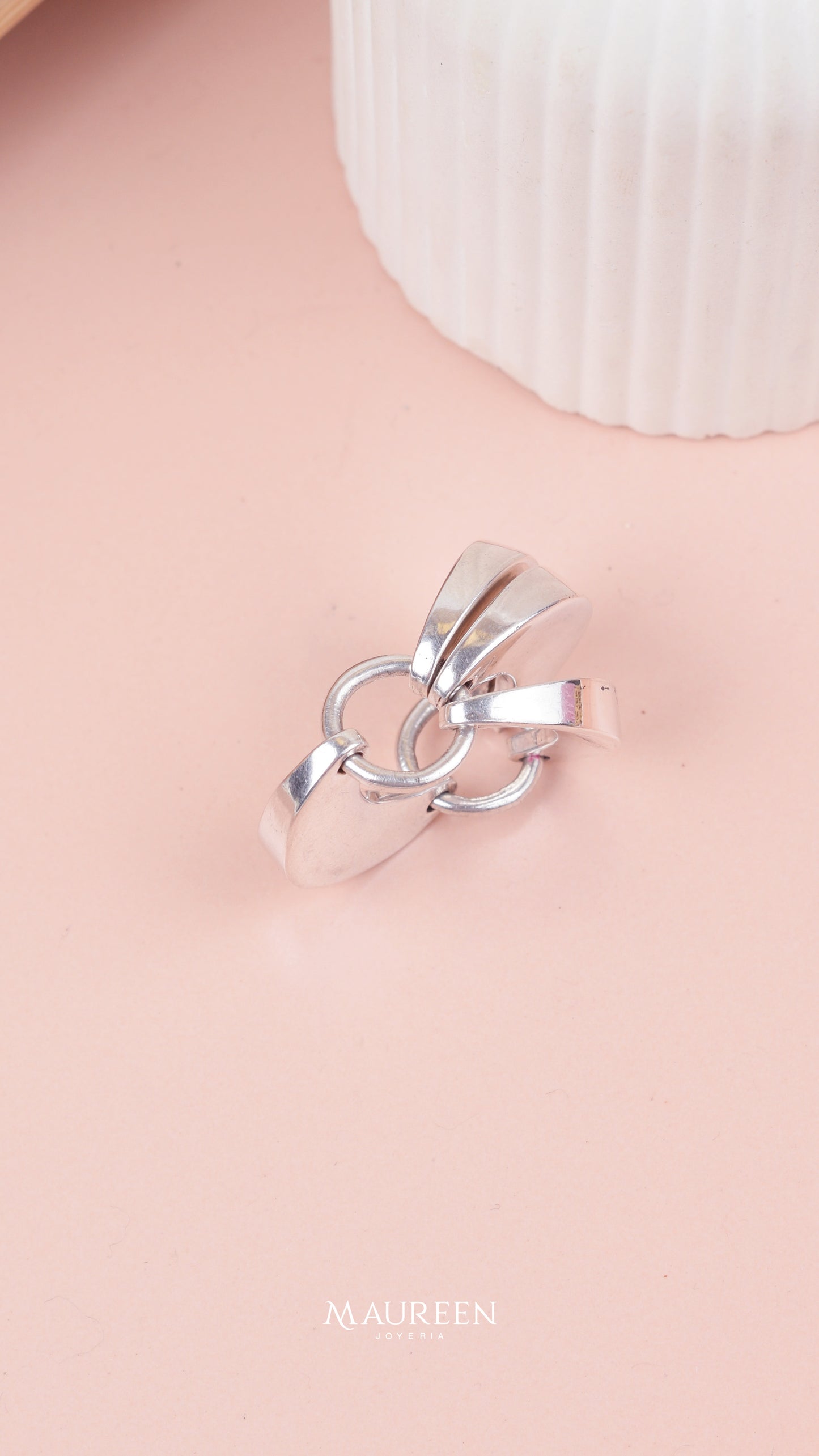 Anillo lineas - Plata
