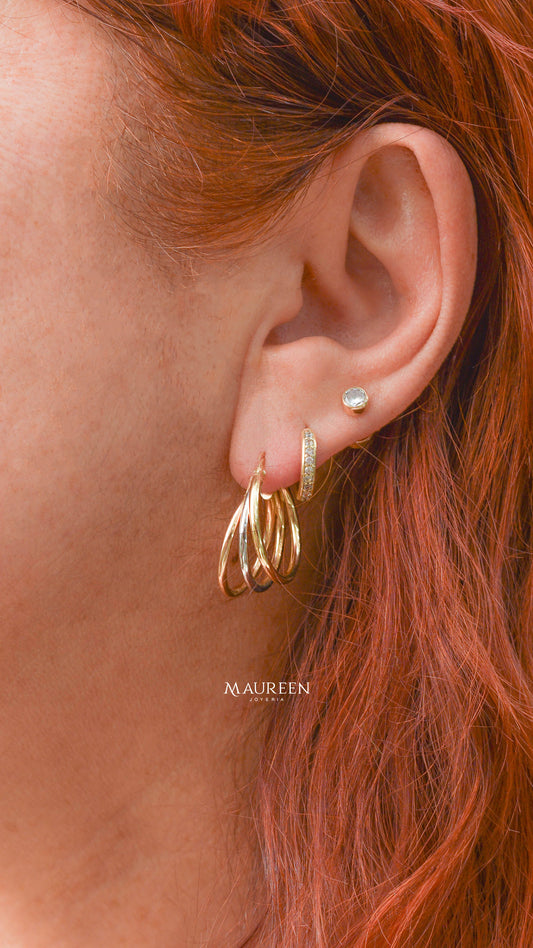 Argolla tres circulos - Oro