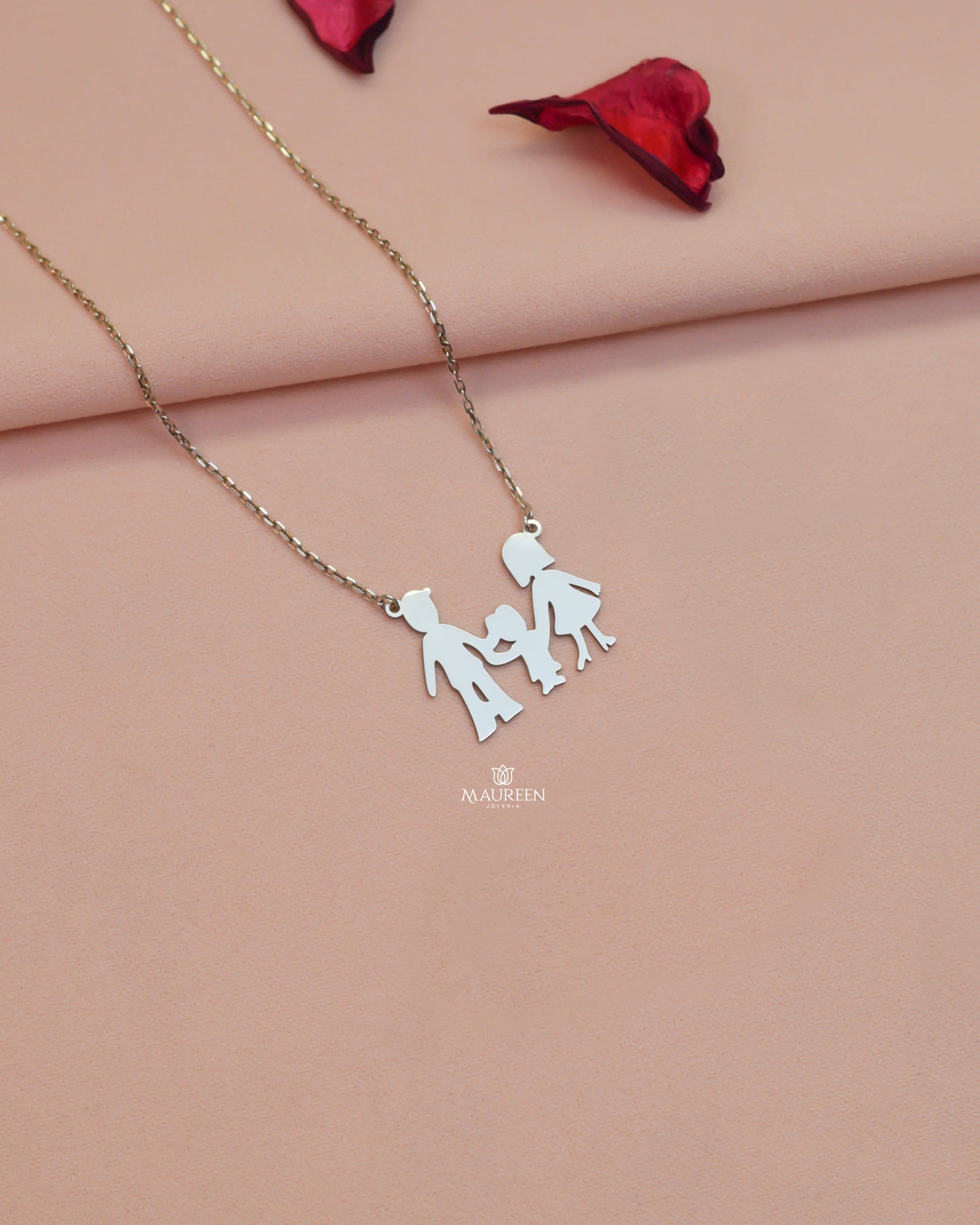 Collar familia - Plata