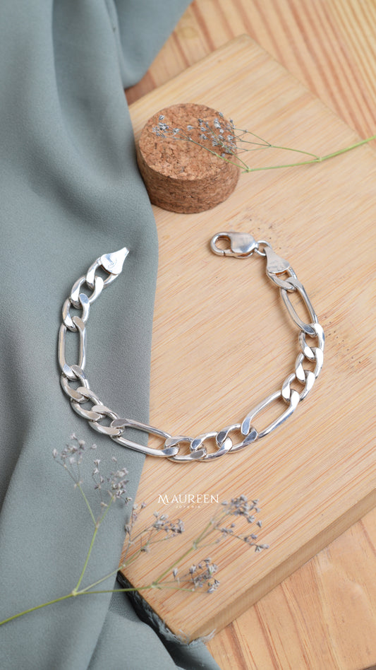 Pulsera hombre cartier gruesa - Plata