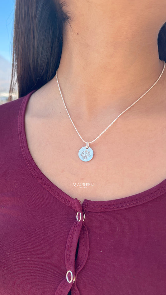 Dijes Escudo Arequipa - Plata