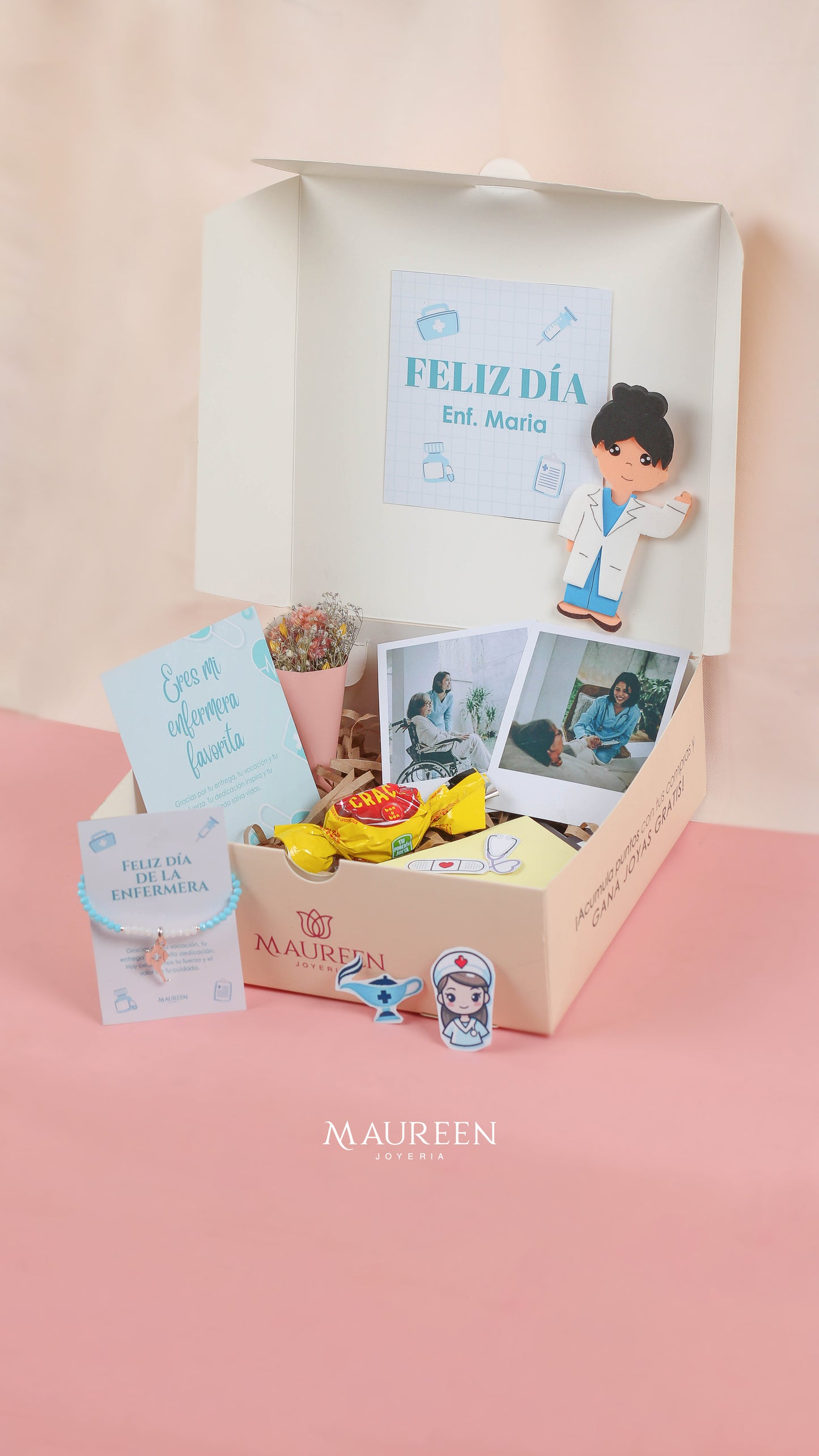 Box Enfermera - Plata