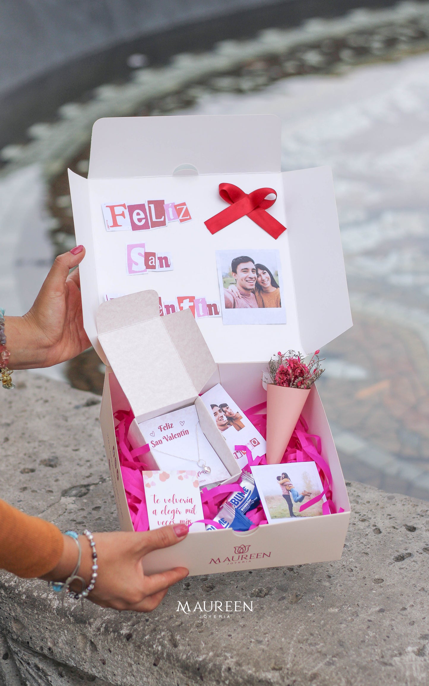 Caja San Valentin Basico- Plata