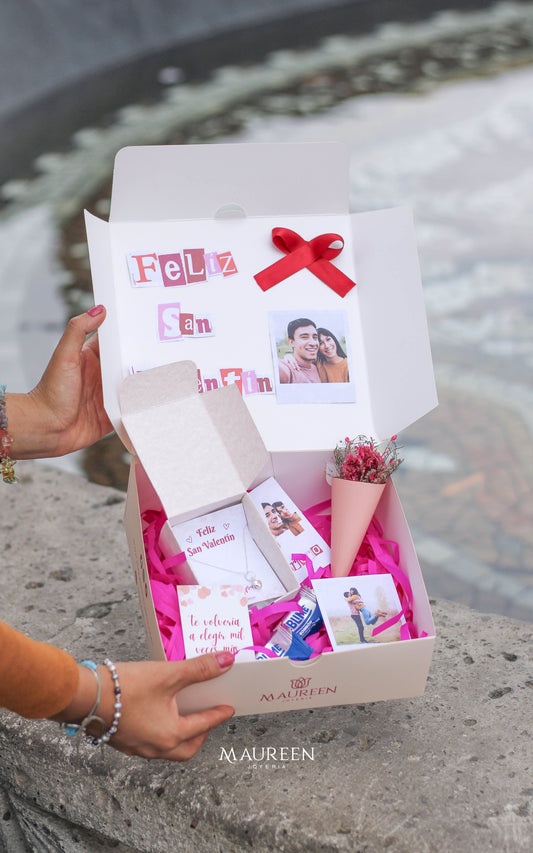 Caja San Valentin Basico- Plata