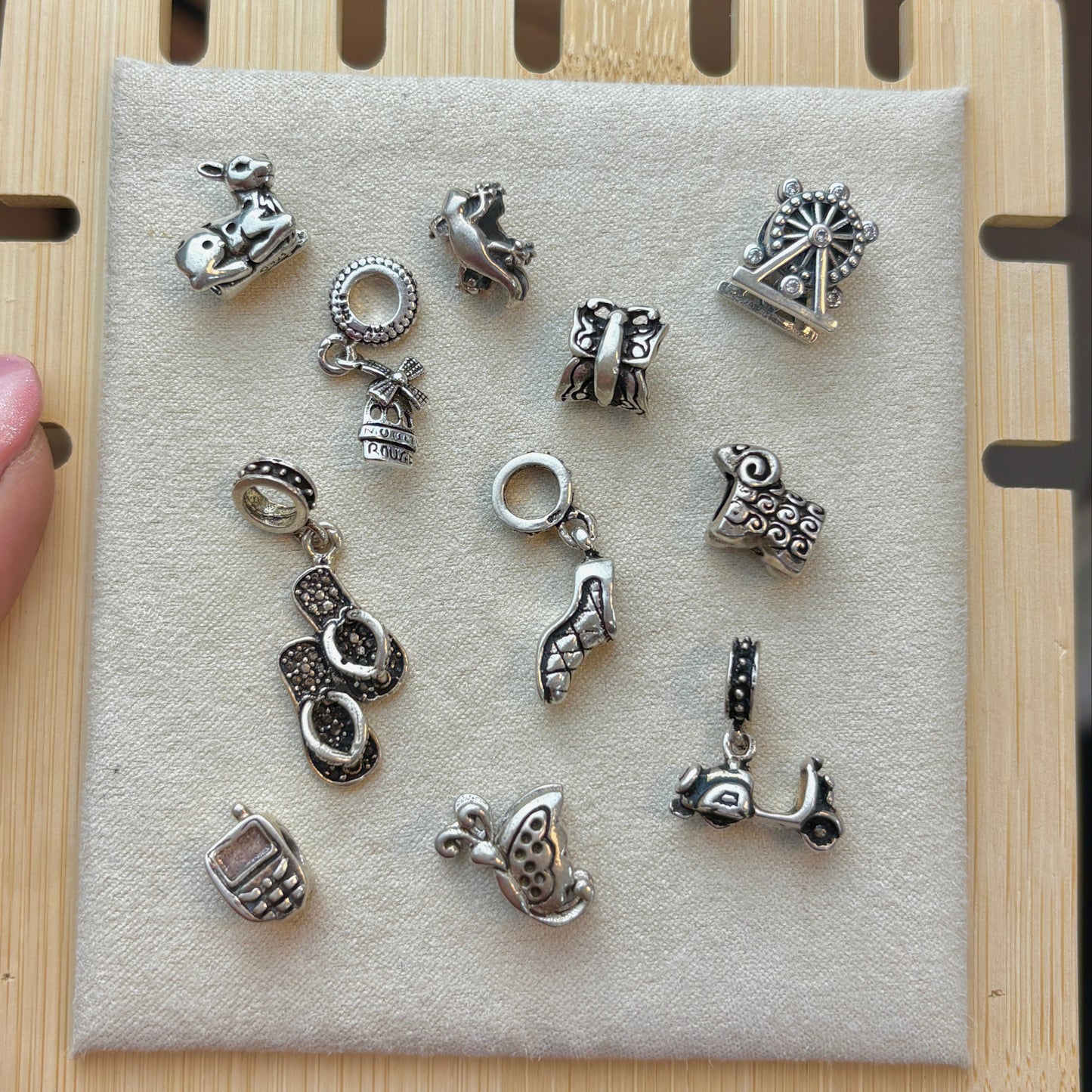 Dijes intercambiables - Plata