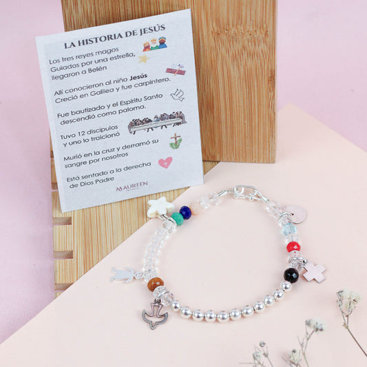 Pulsera Vida de Jesúss - Plata