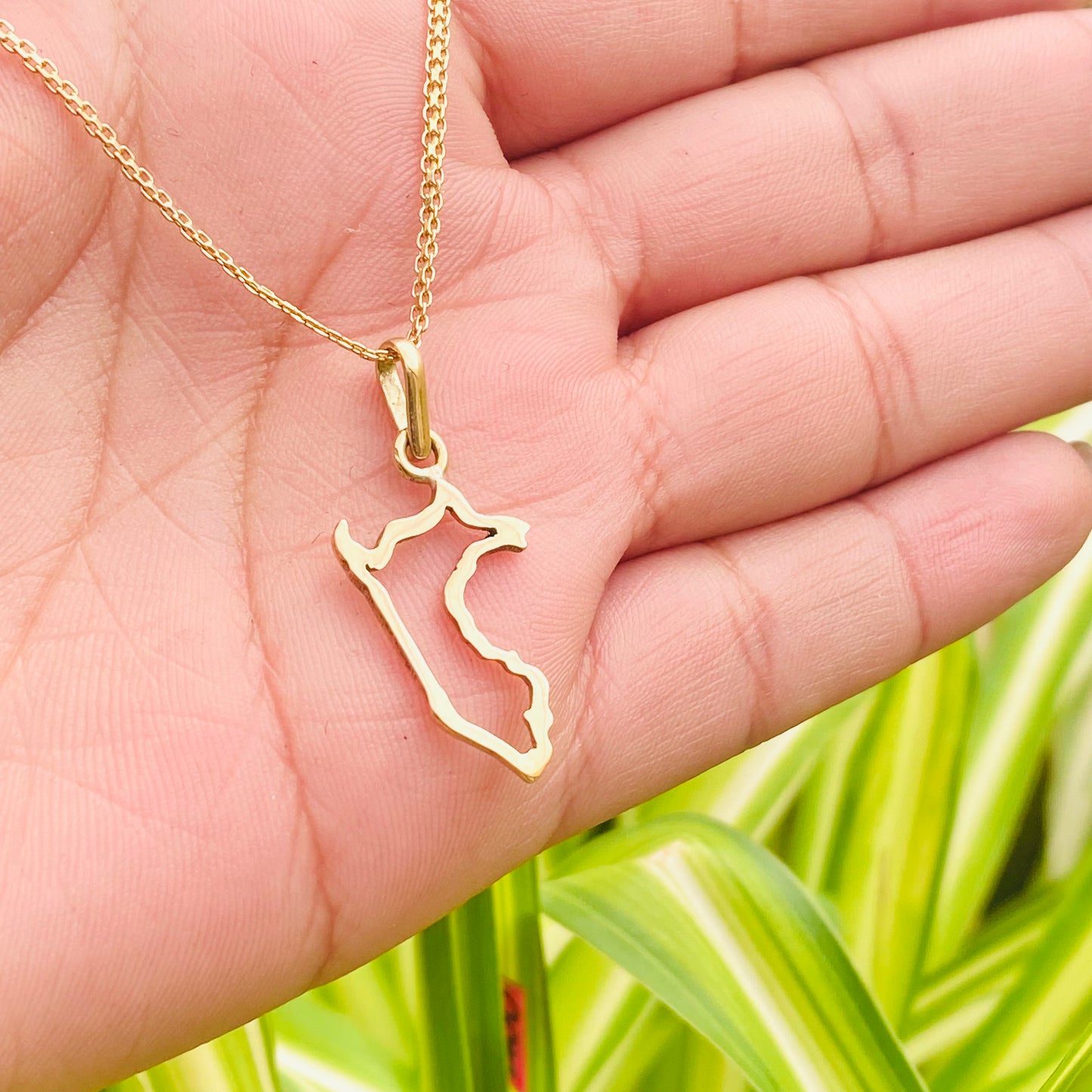 Dije peru calado - Oro