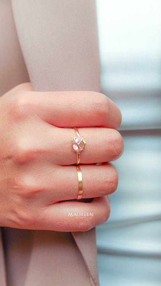 Anillo tulipan - Oro