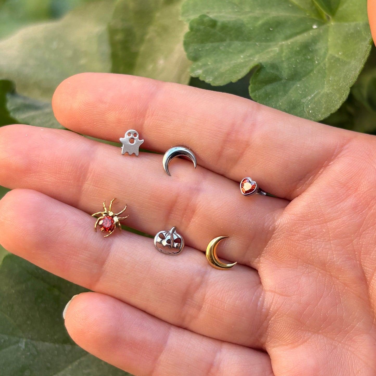 Arete piercing Halloween - Titanio Quirurgico