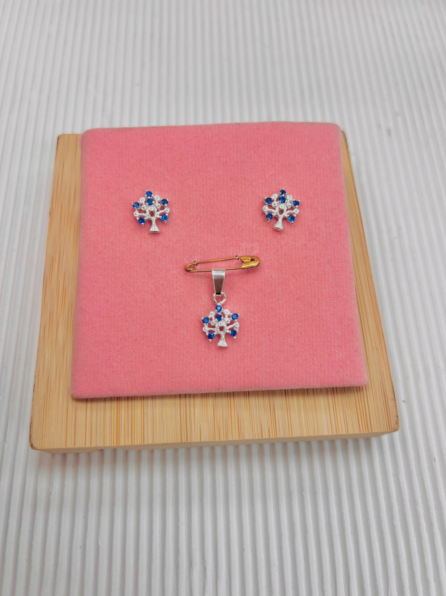 Juego arbol de la vida pegado - plata