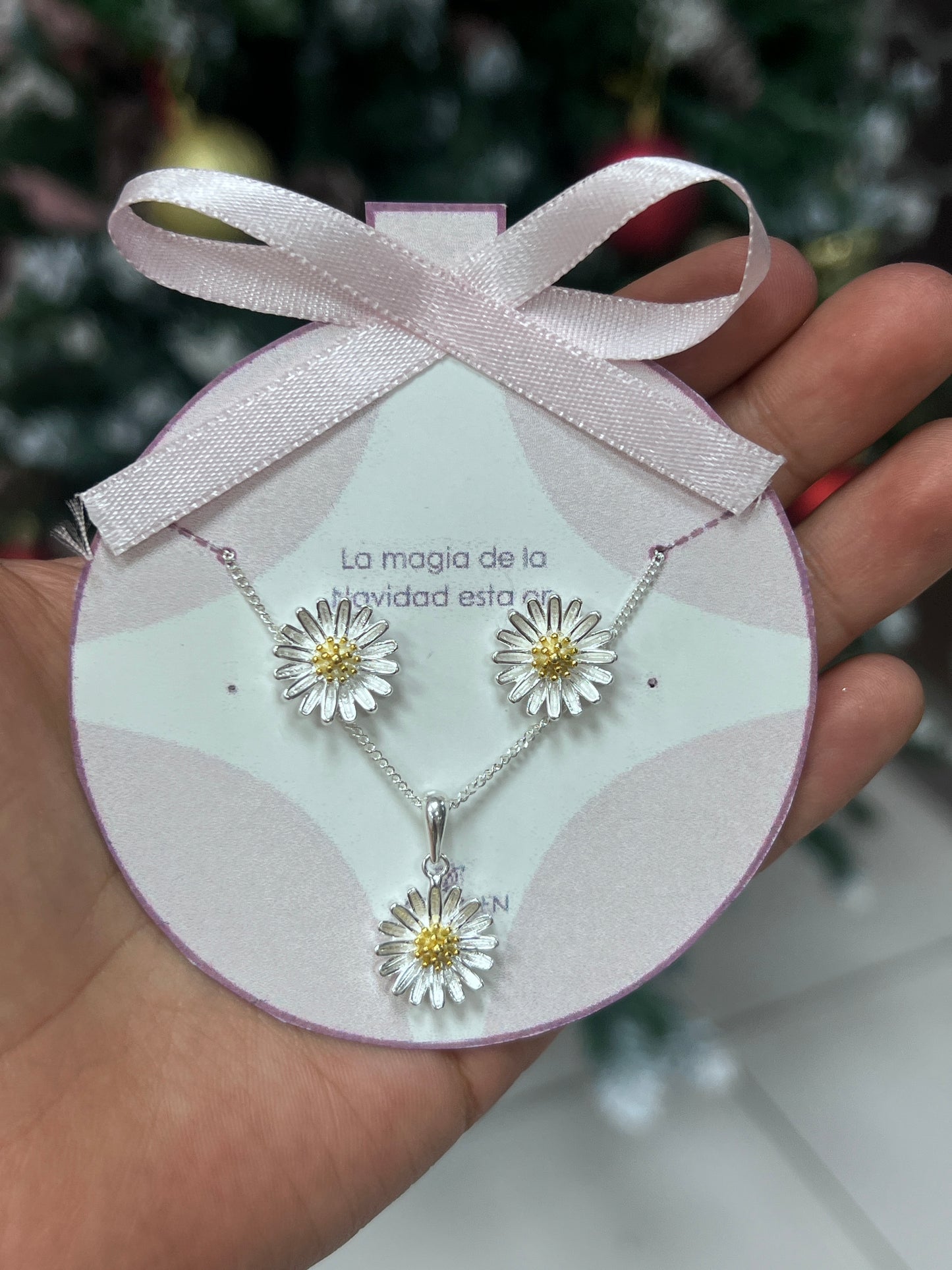 Juego margarita pegada - Plata/Oro