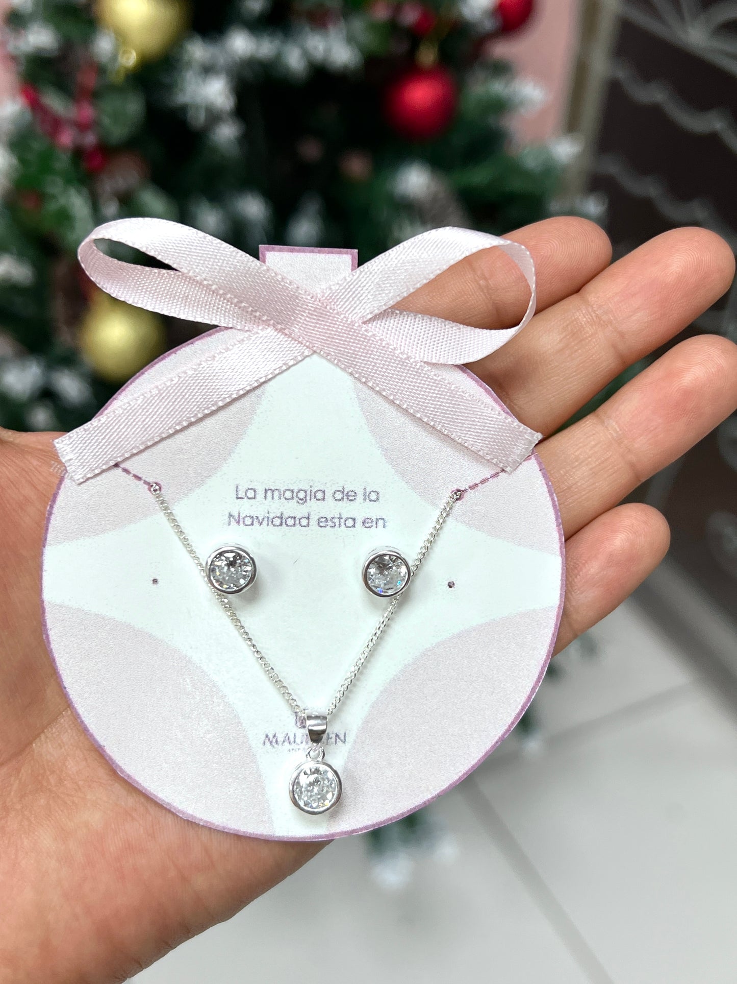 Juego punto de luz - Plata