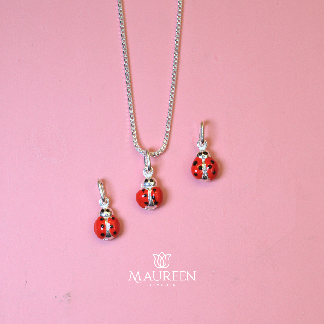 Dije mariquita - Plata