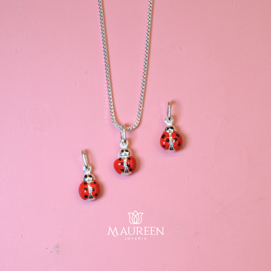 Dije mariquita - Plata