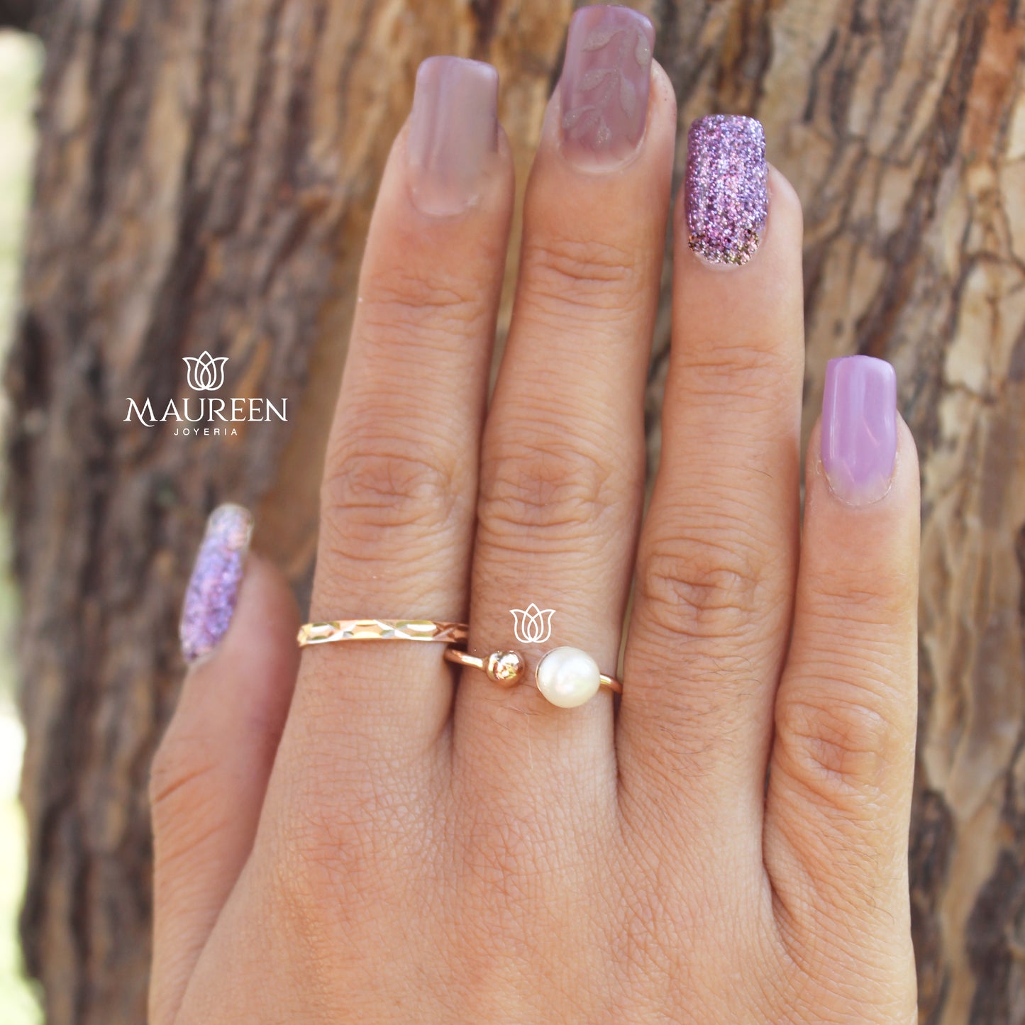 Anillo Perla Oro 18kl Regulable