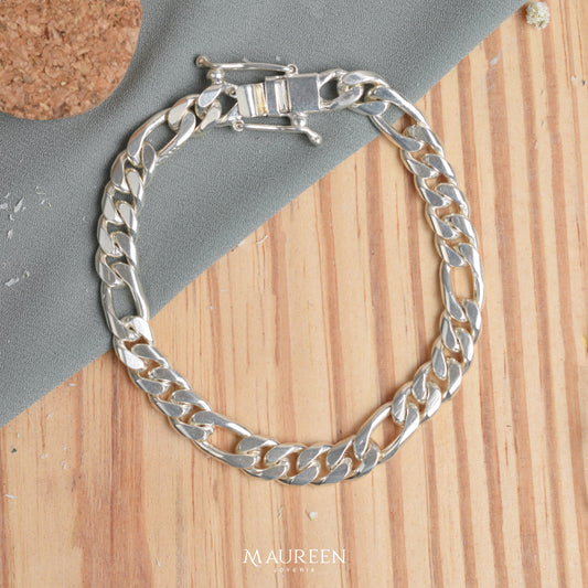 Pulsera hombre cartier/lomo - Plata