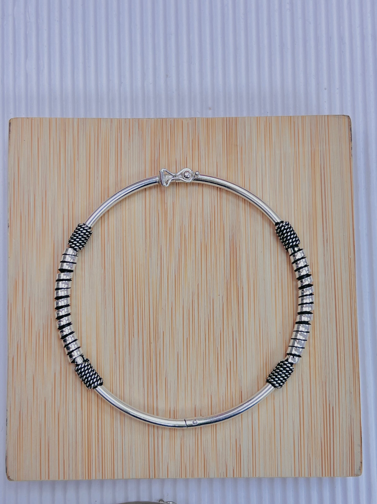 Puñera enrosque y entorchado - plata quemada