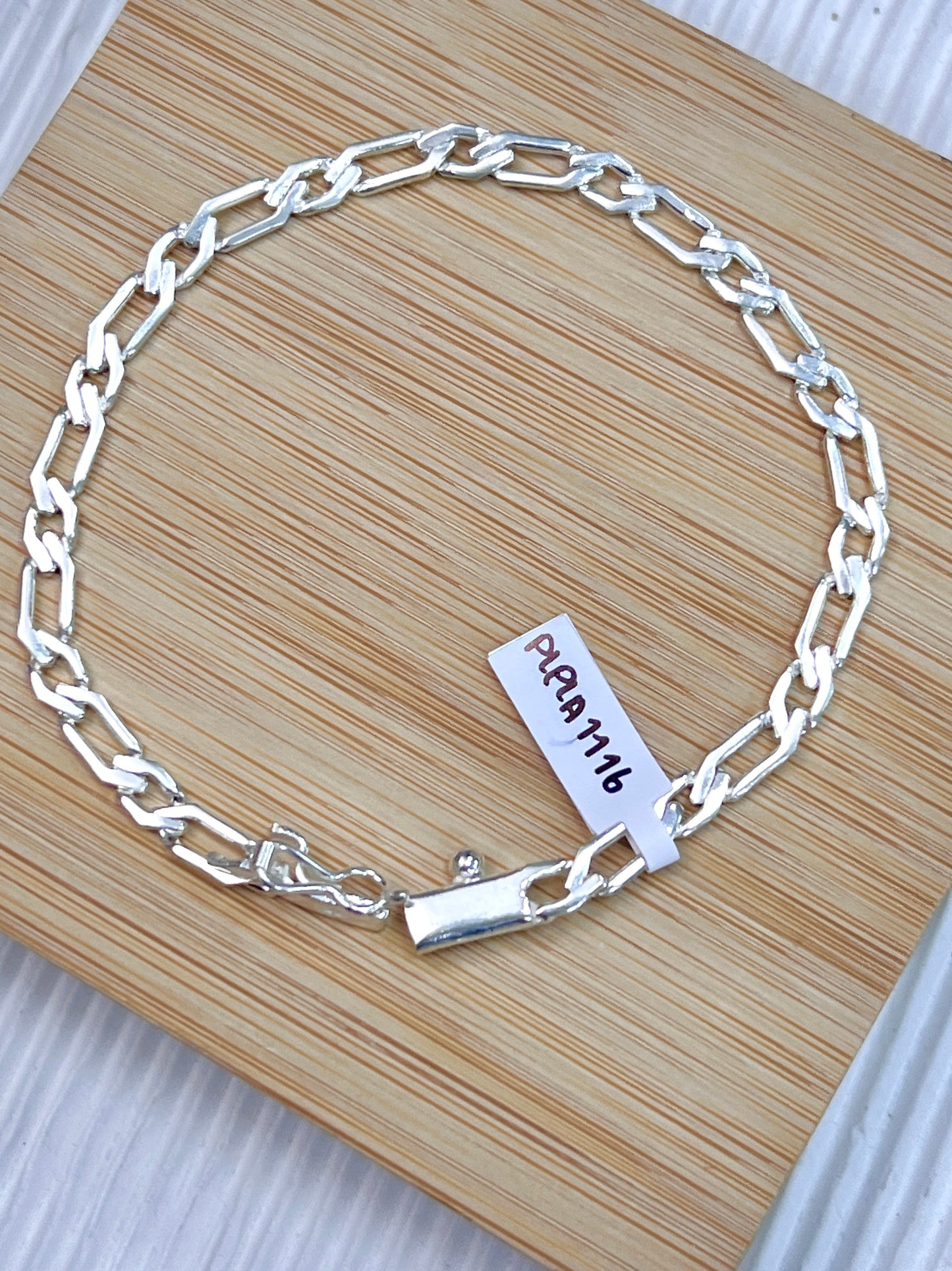 Pulsera tifany/hexagonal - Plata
