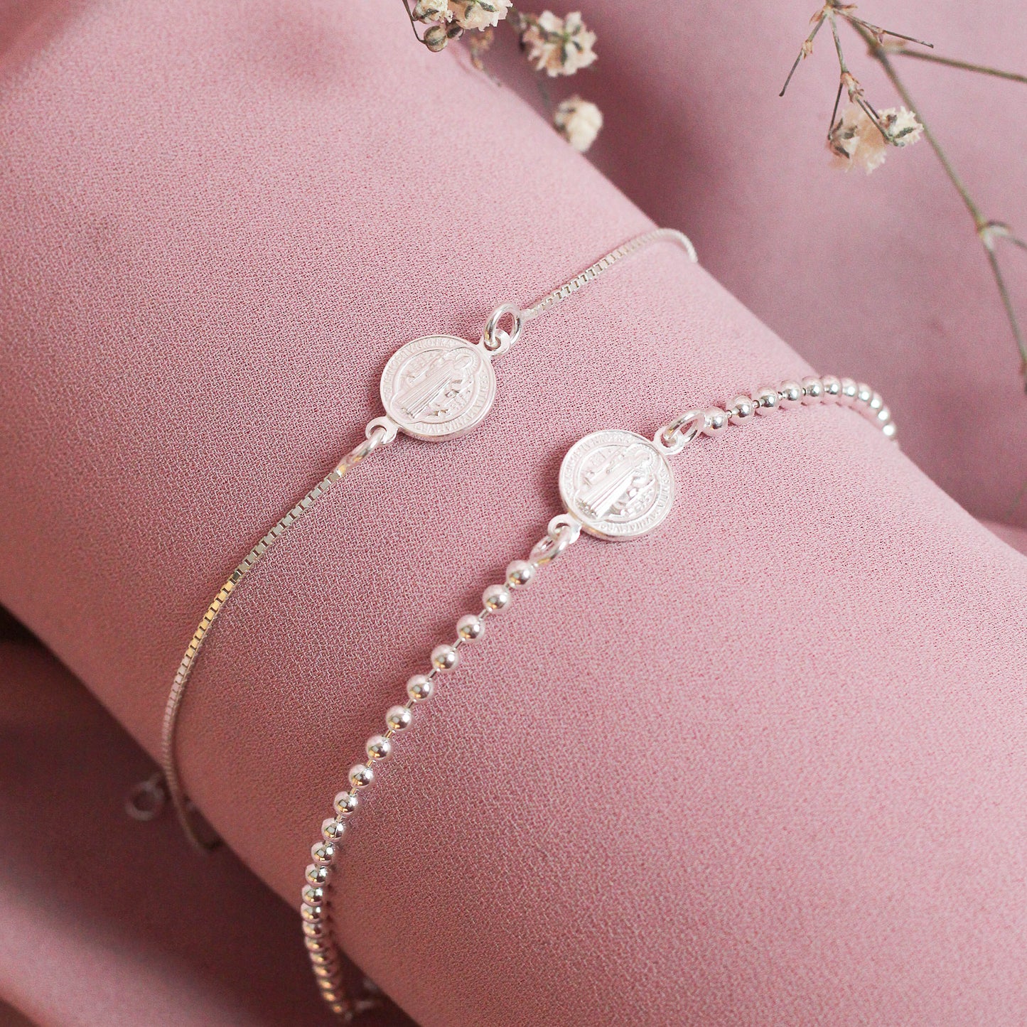 Pulsera San Benito - plata