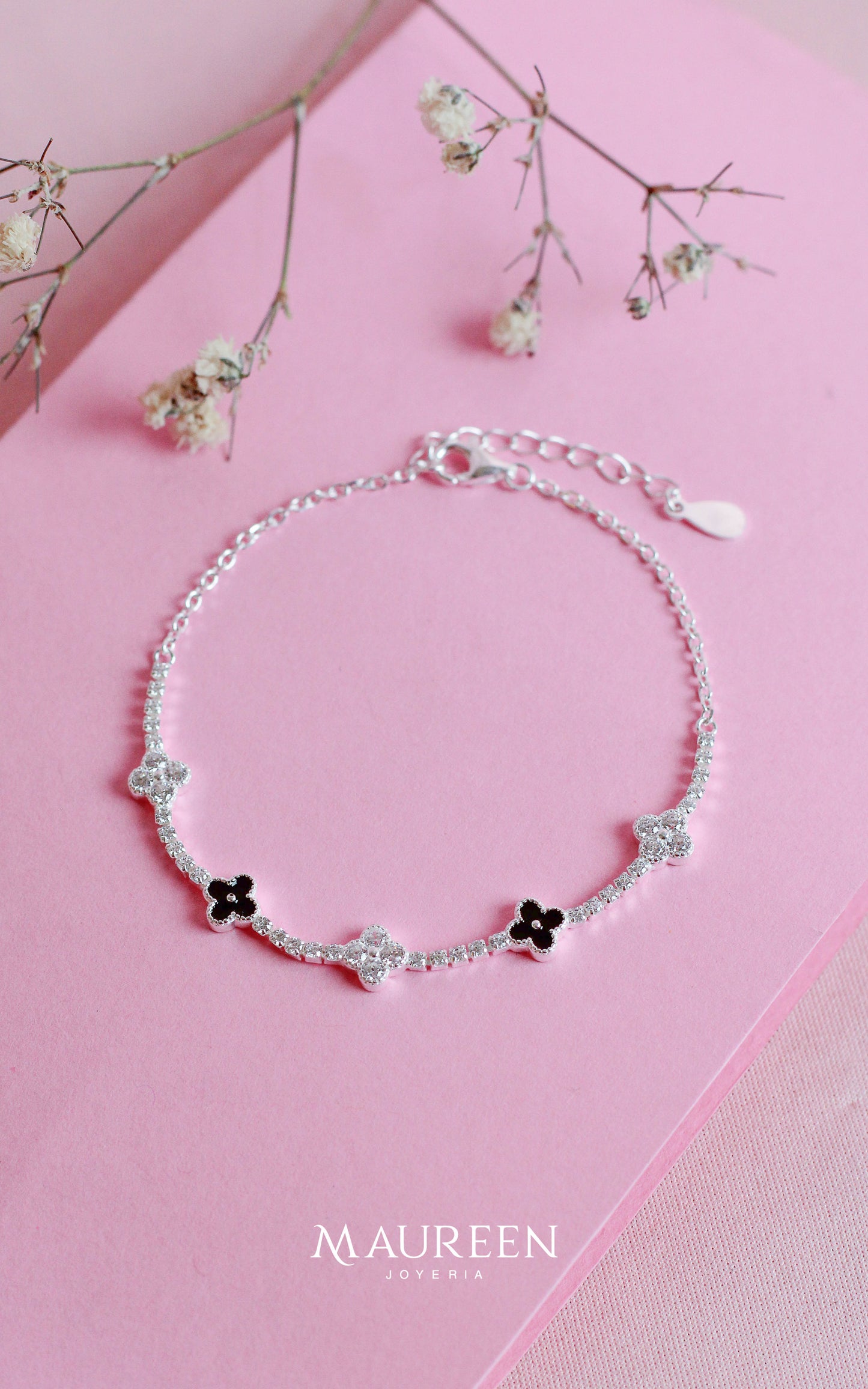 Pulsera Tennis Van - Plata