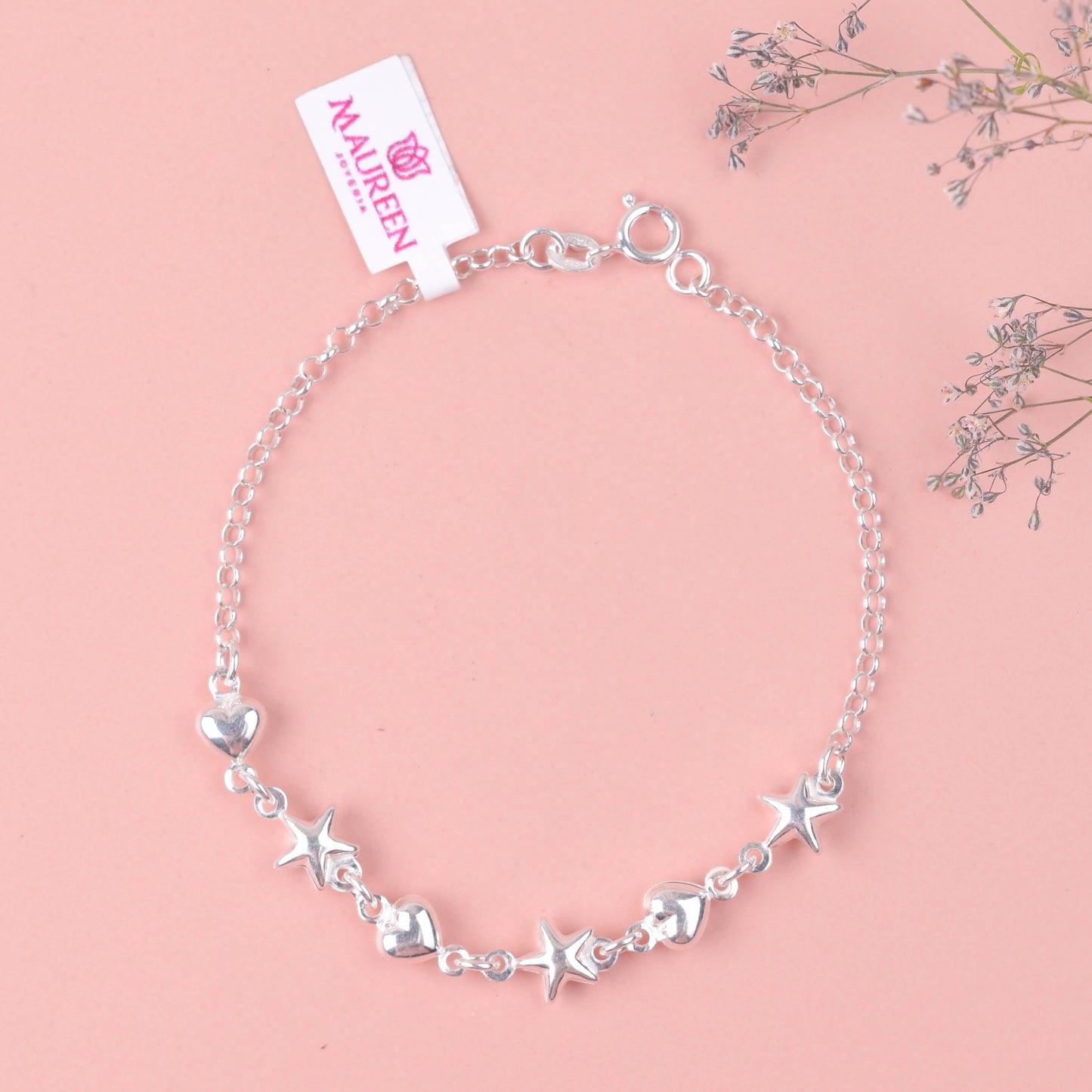 Pulsera de estrella - Plata