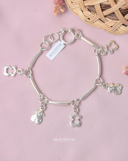 Pulsera dije oso tous - Plata