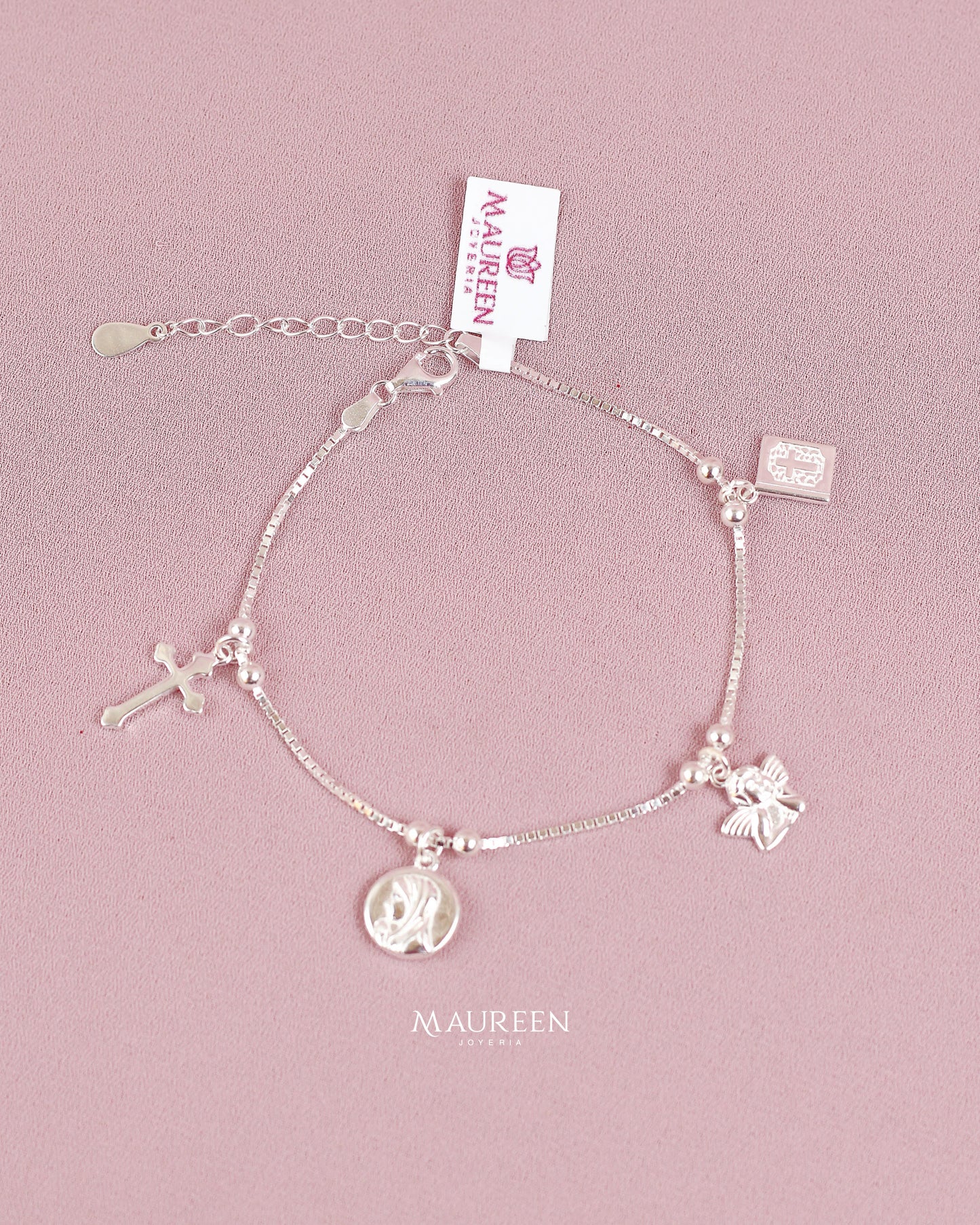 Pulsera dijes primer comunion - Plata